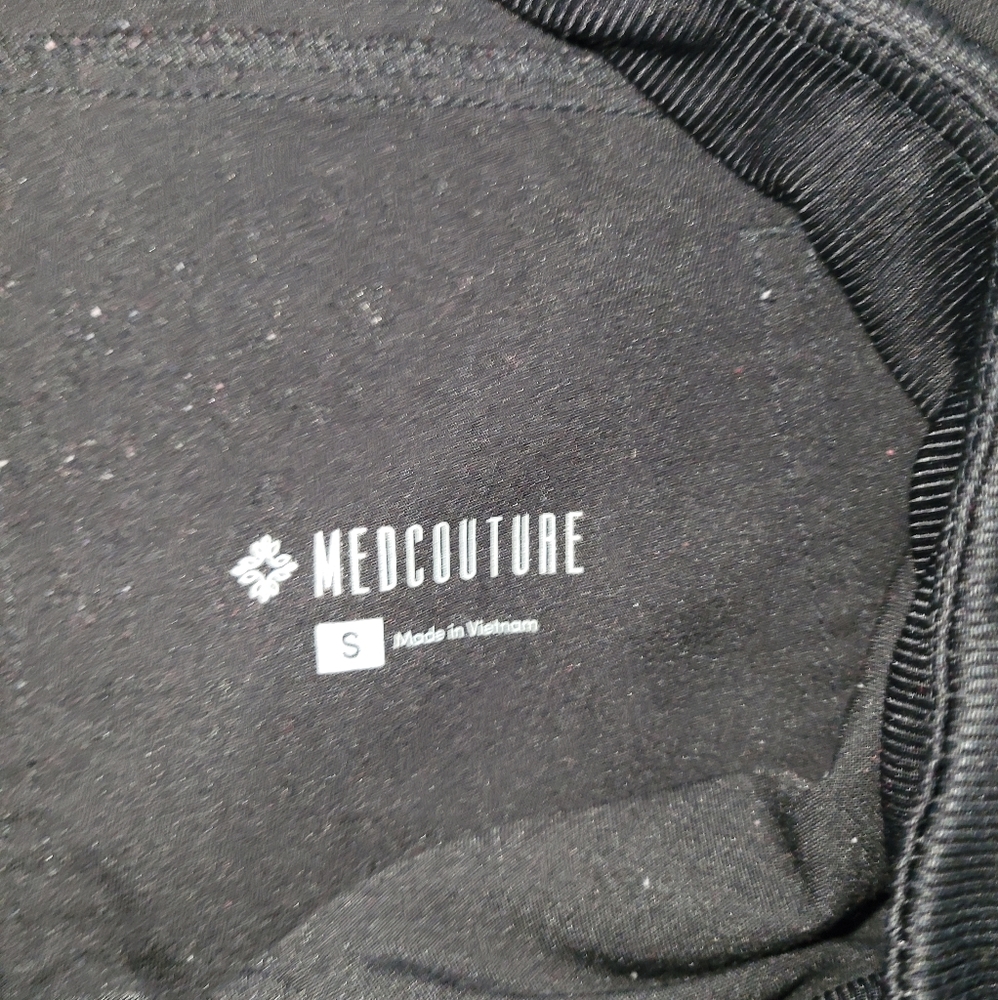 Black med couture scrubs